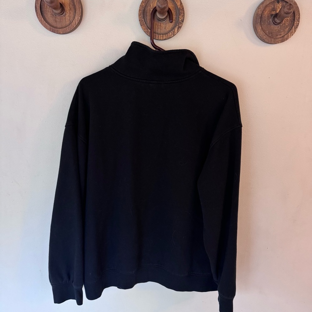 Universal Thread Black Quarter Zip Sweatshirt Siz… - image 6